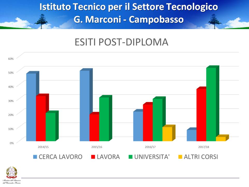 Grafico occupati