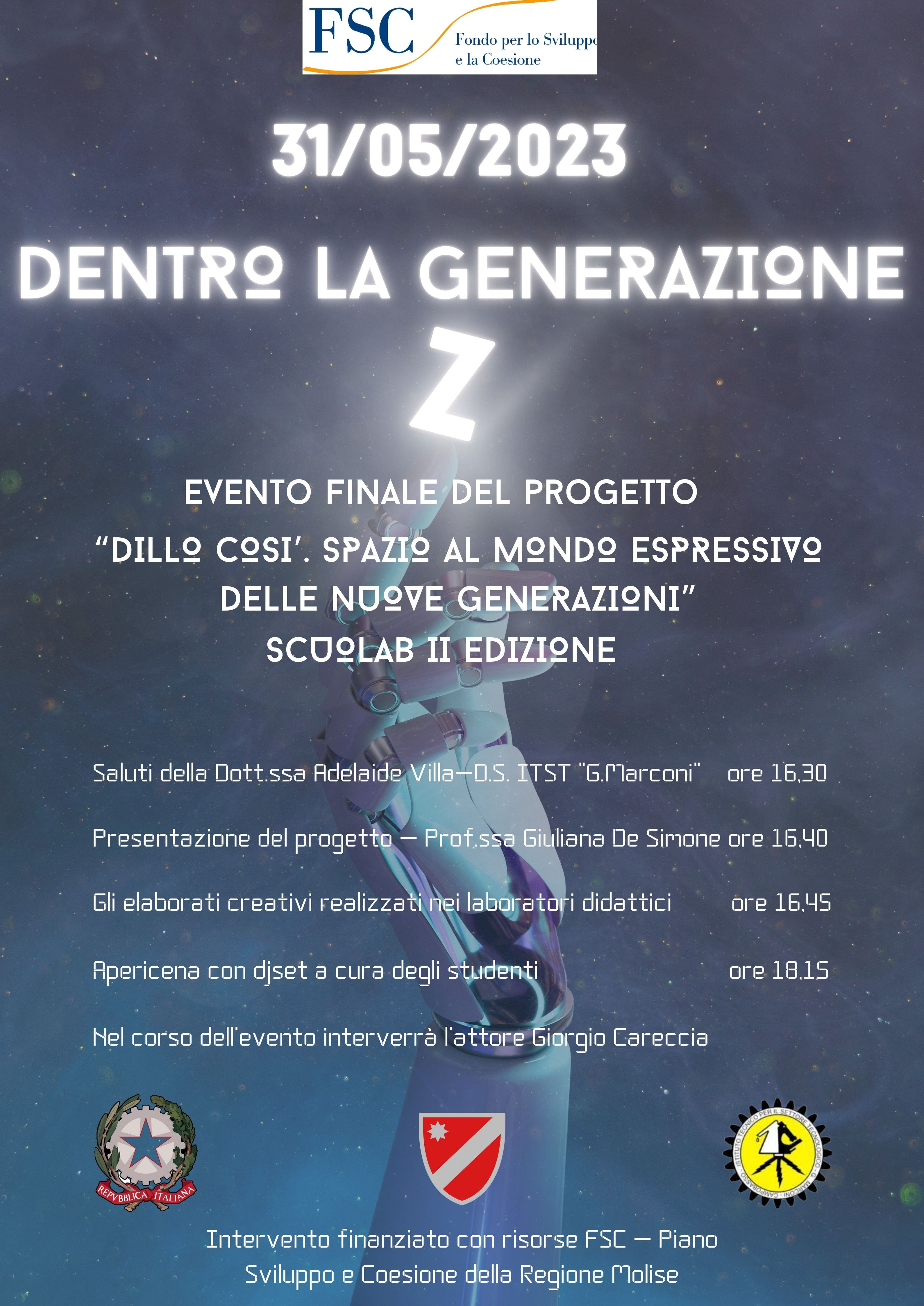Locandina DENTRO LA GENERAZIONE Z Compressa