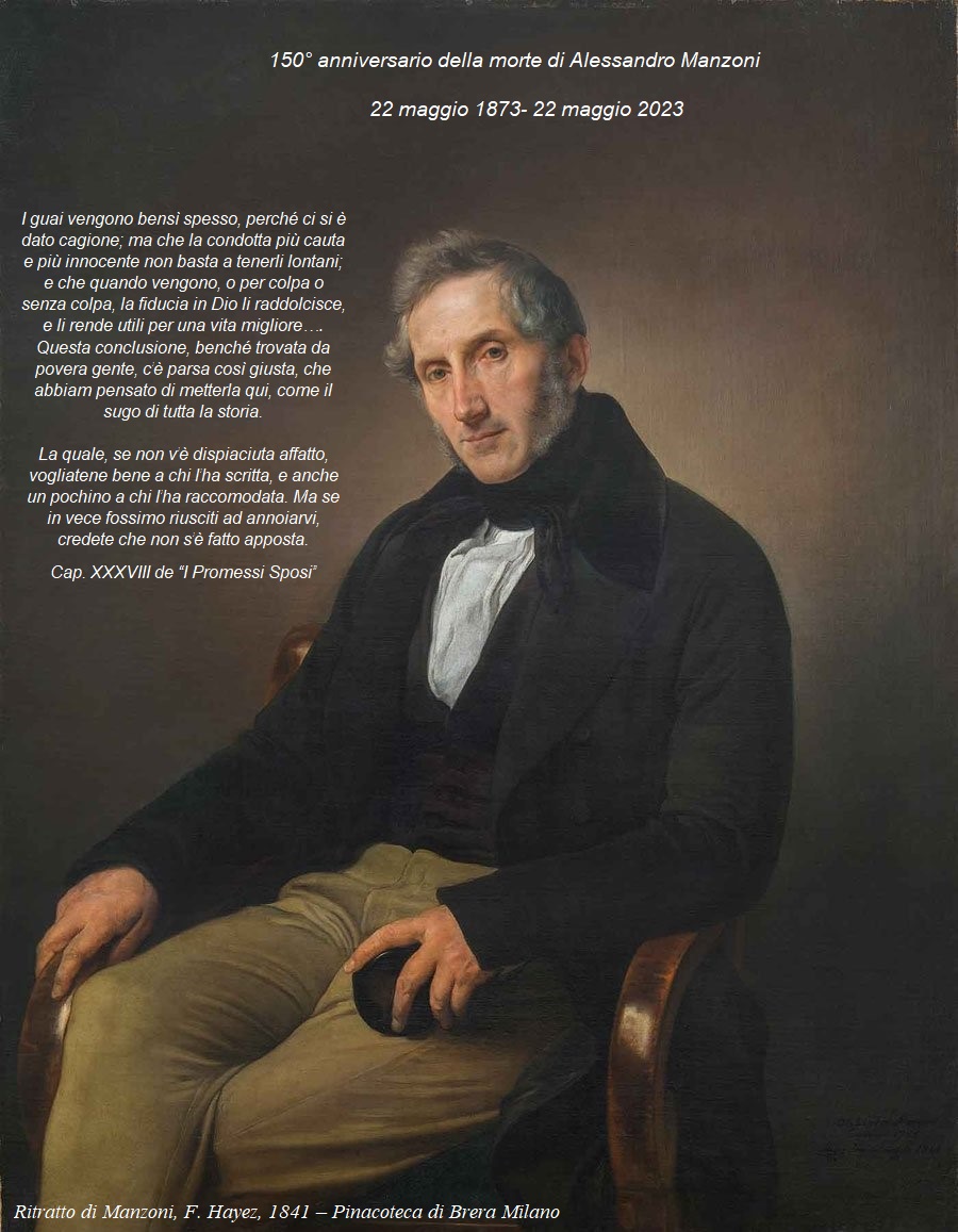 Pinacoteca di Brera Ritratto Alessandro Manzoni Hayez